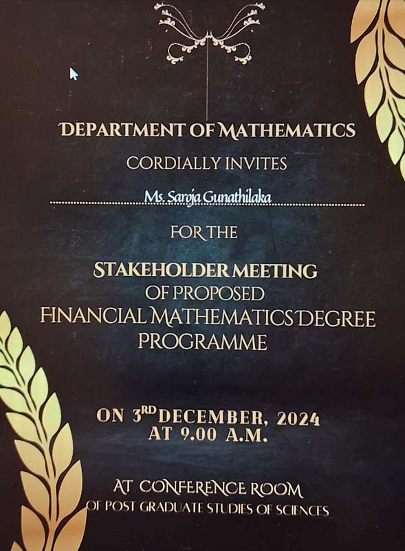 Stakeholder Meeting_Peradeniya University